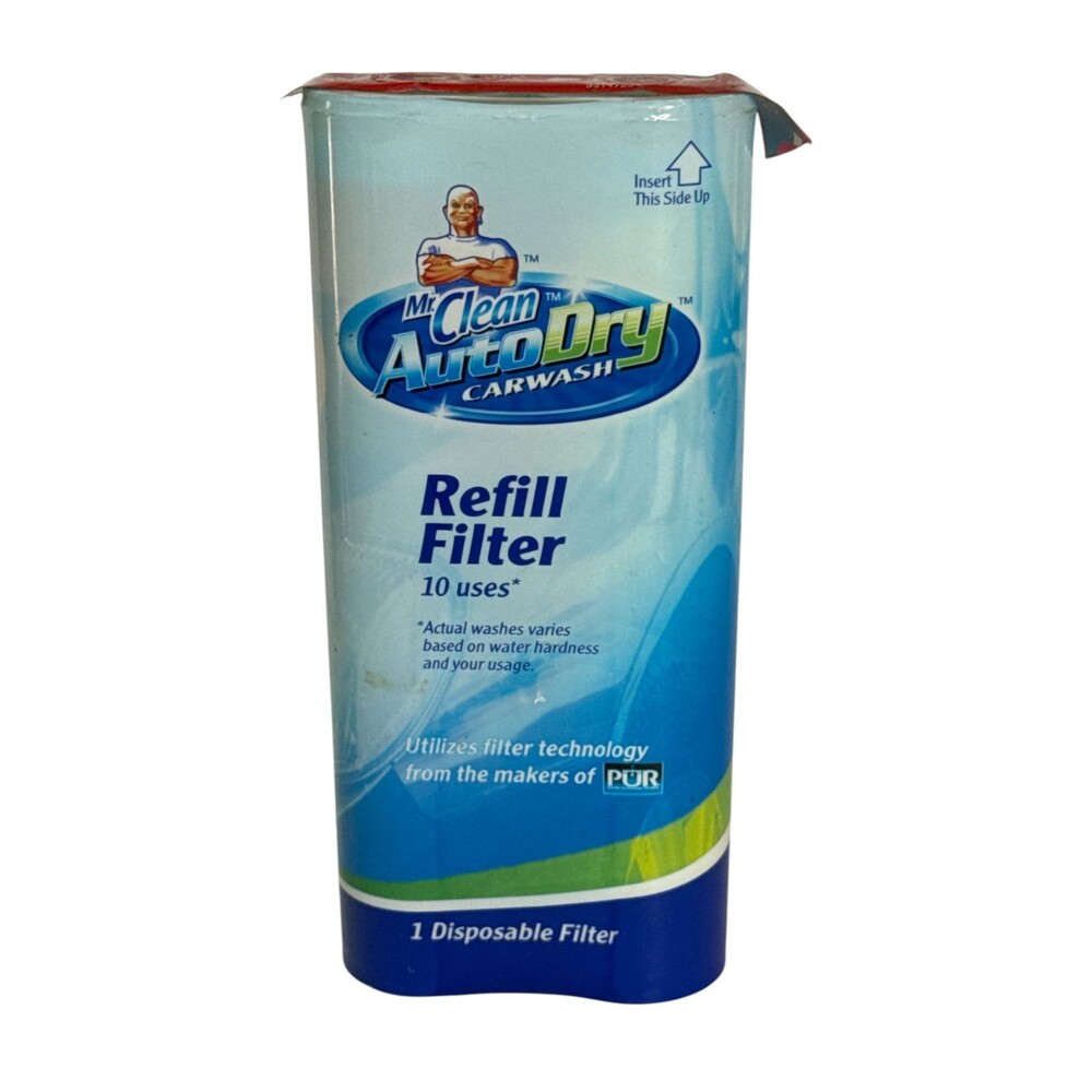 Mr Clean AutoDry Carwash Refill Filter 10 Uses New Old Stock Sealed